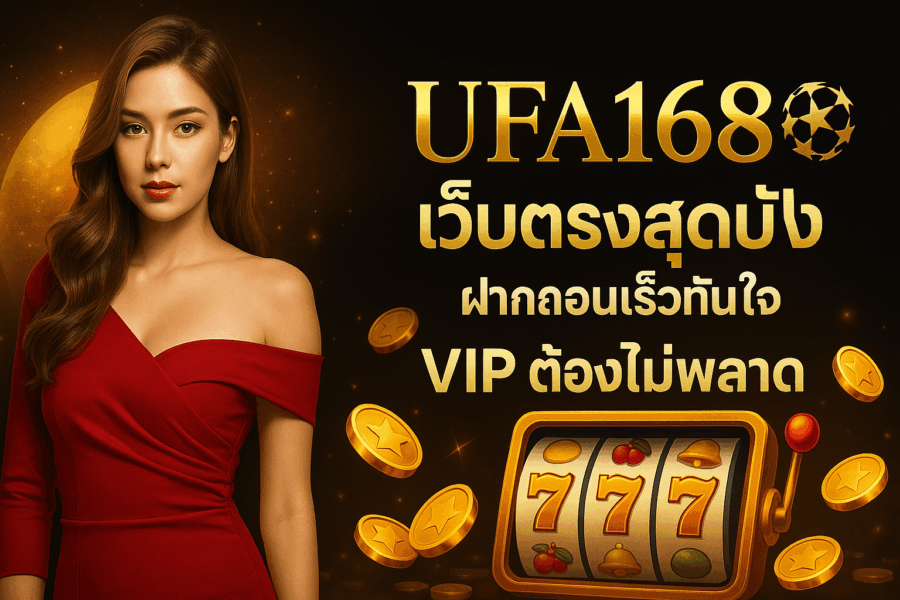 ยูฟ่า168 เว็บตรงสุดปัง ฝาก-ถอนไว สายวีไอพีห้ามพลาด